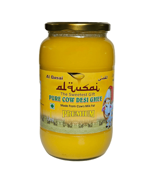 Al Qusai Pure Cow Desi Ghee Made From Milk Fat-1 Litre